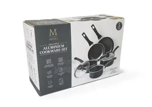 5 Piece Aluminium Non-Stick Cookware Set