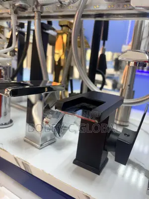 Short LED Waterfall Basin Mixer