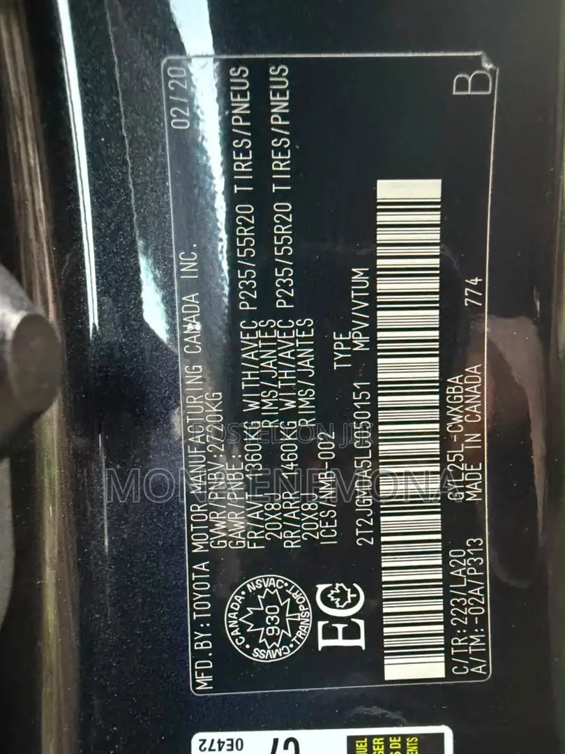 Lexus RX 2020 Black