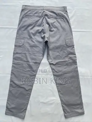Canda Light Gray Cargo Combat Chinos Trousers Size W30 L39