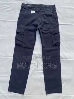 Canda Dark Gray Cargo Combat Chinos Trousers Size W30 L41
