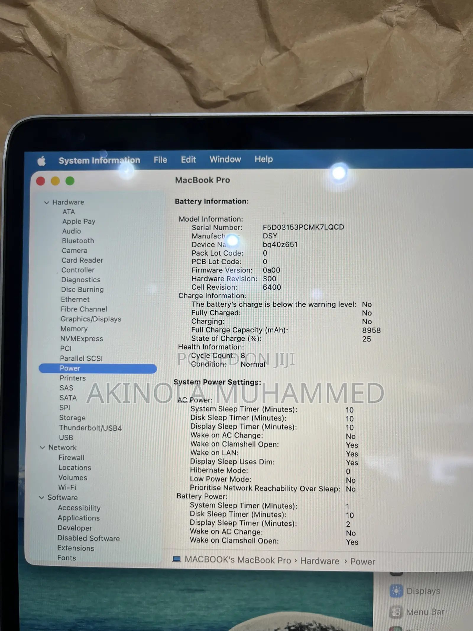 Laptop Apple MacBook Pro 2019 16GB Intel Core i9 SSD 1T