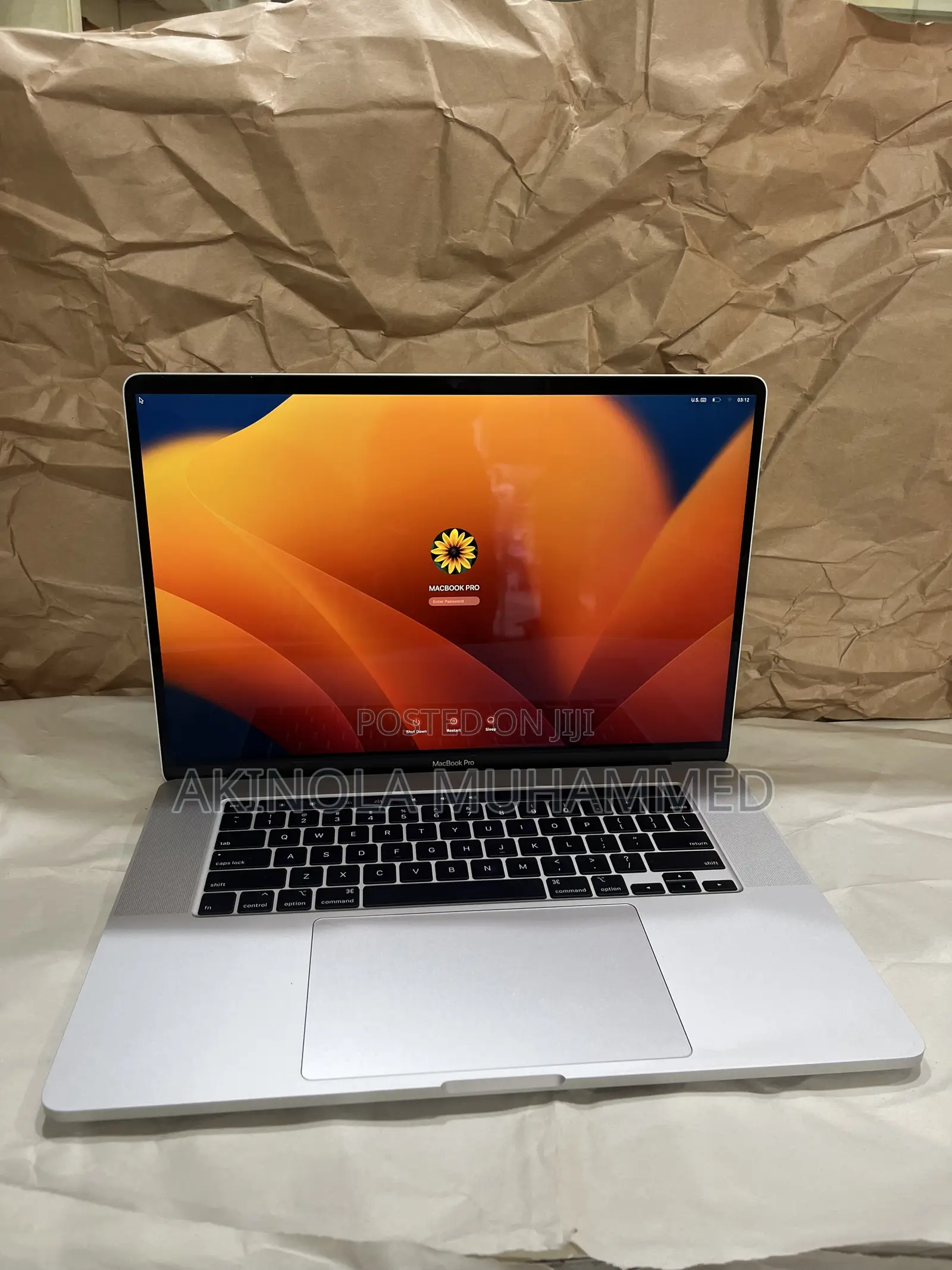 Laptop Apple MacBook Pro 2019 16GB Intel Core i7 SSD 1T