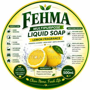 FEHMA Multipurpose Liquid Soap 500ml - Abuja