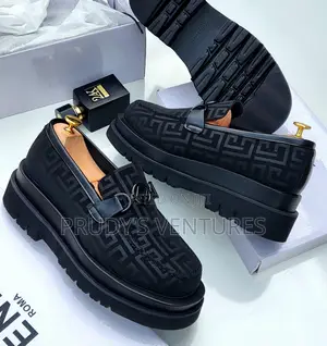 Fendi Men’s Quality Leather Shoe for the Seniors