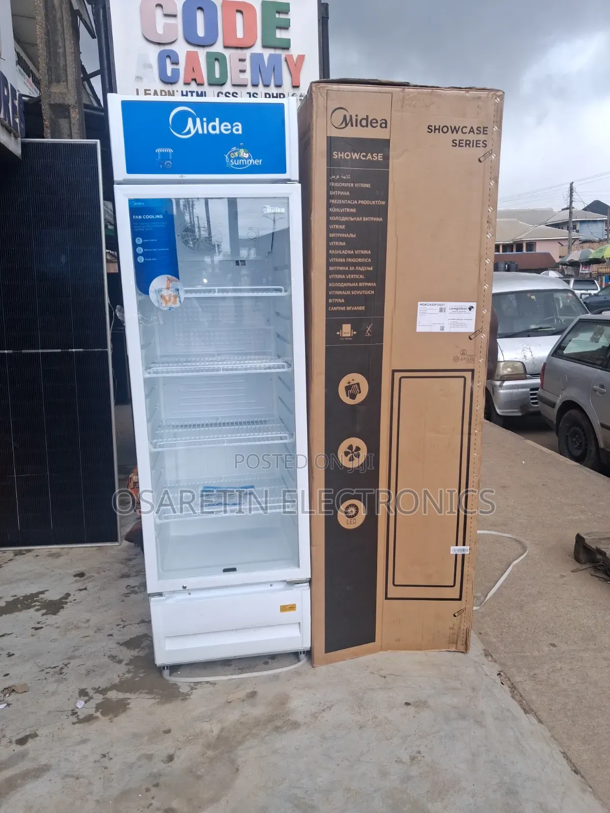 Midea Showcase Refrigerator 309 Litre