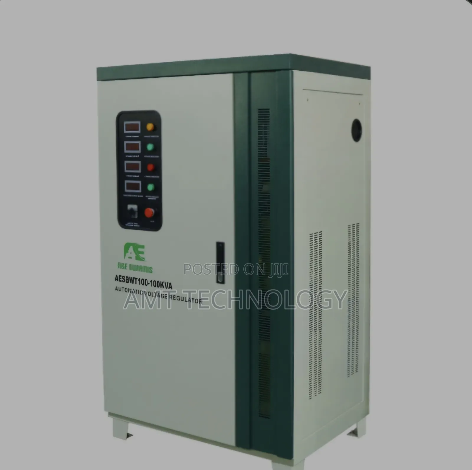 A E Dunamis 100KVA 3-Phase Servo Voltage Stabilizer304V-456v