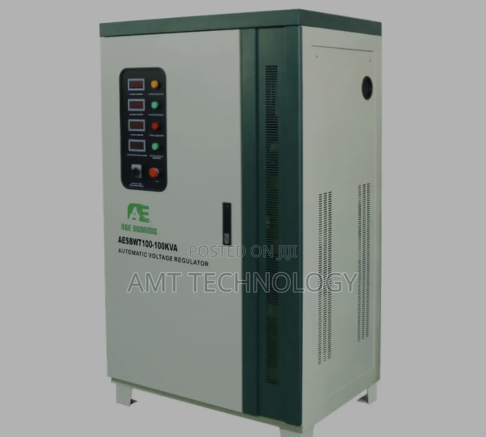 A E Dunamis 100KVA 3-Phase Servo Voltage Stabilizer304V-456v