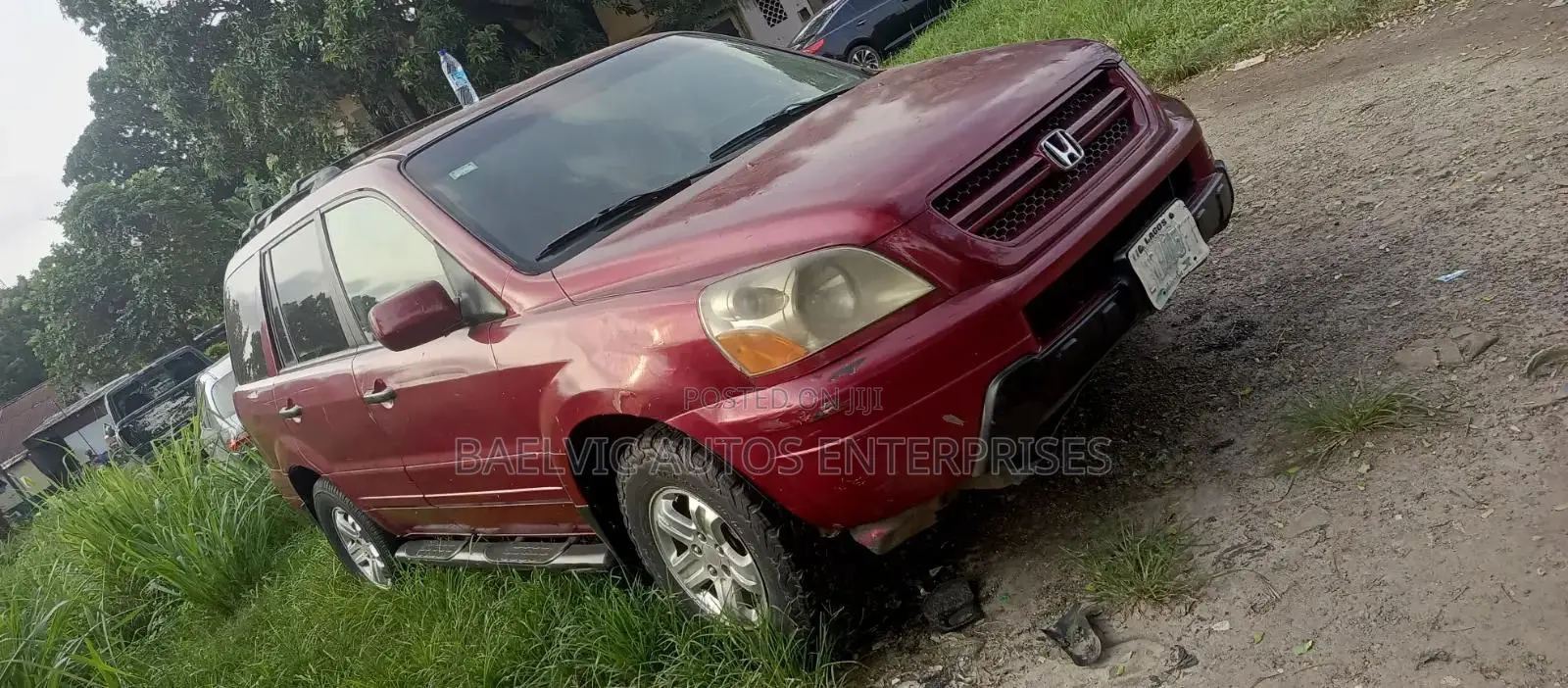 Honda Pilot 2004 Maroon