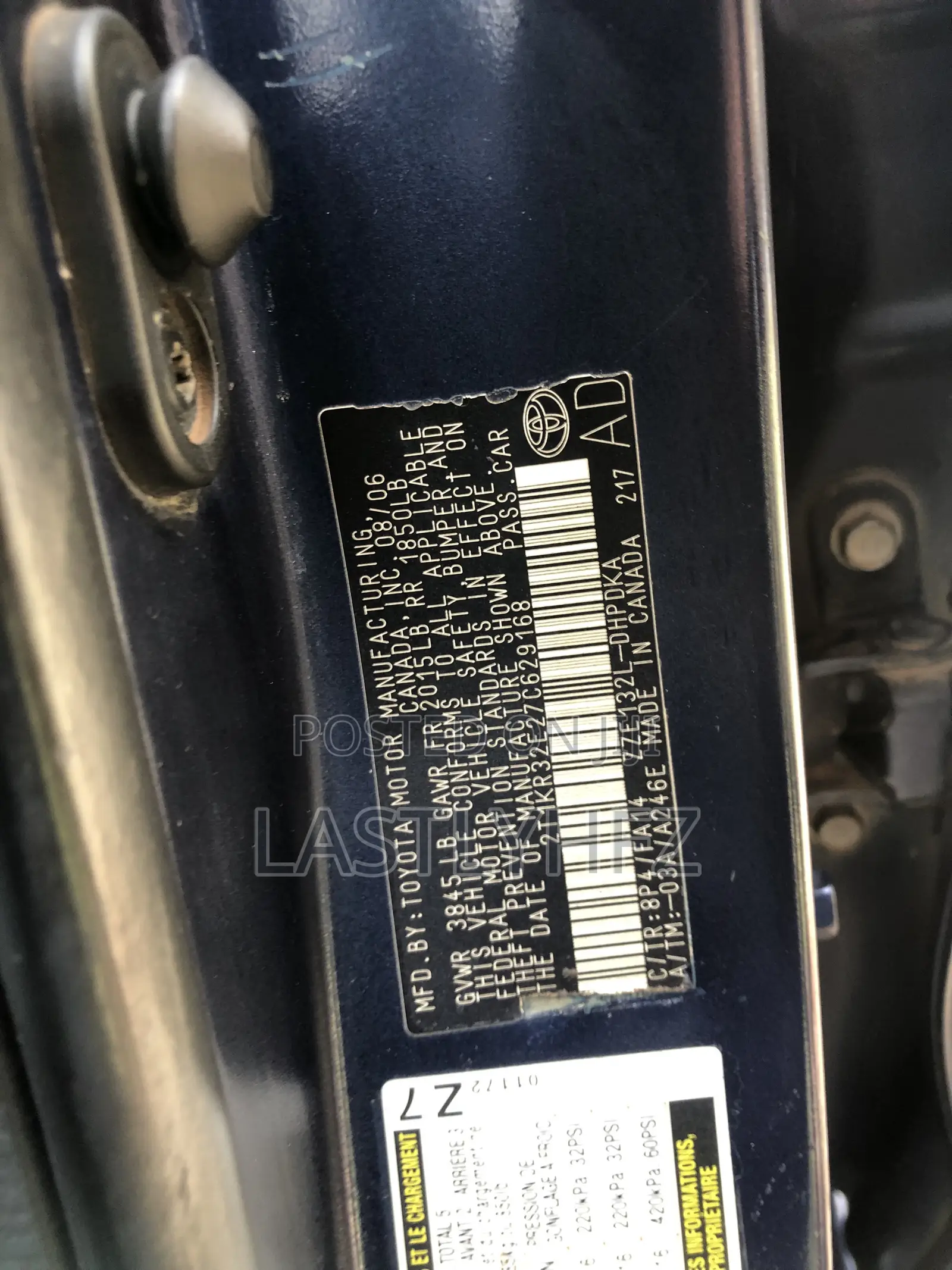 Toyota Matrix 2007 Blue
