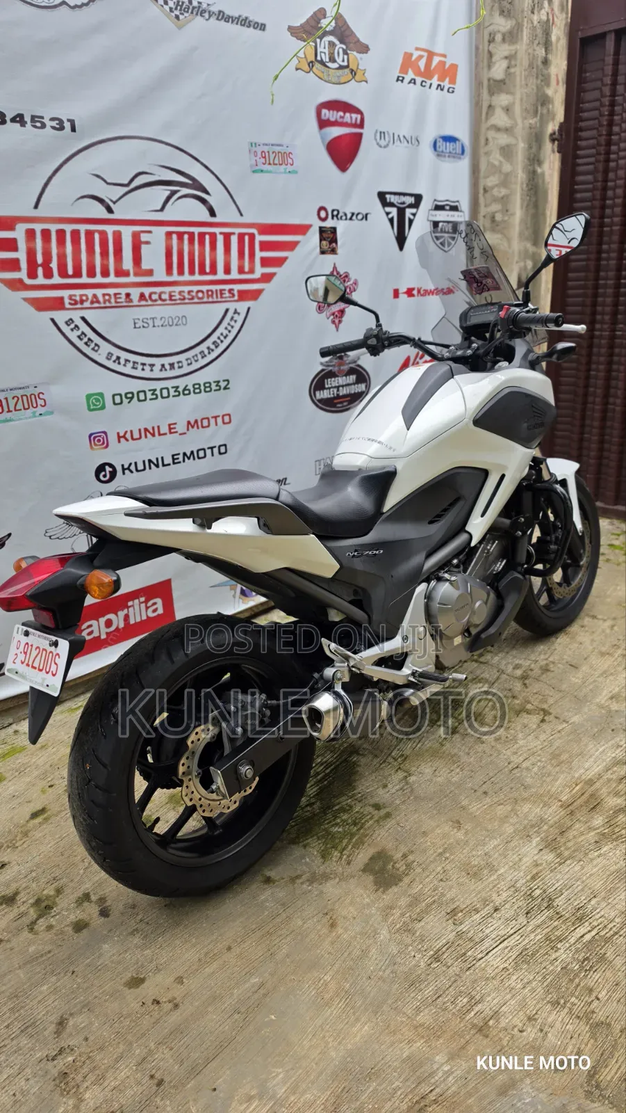 Honda NC700X 2014 White