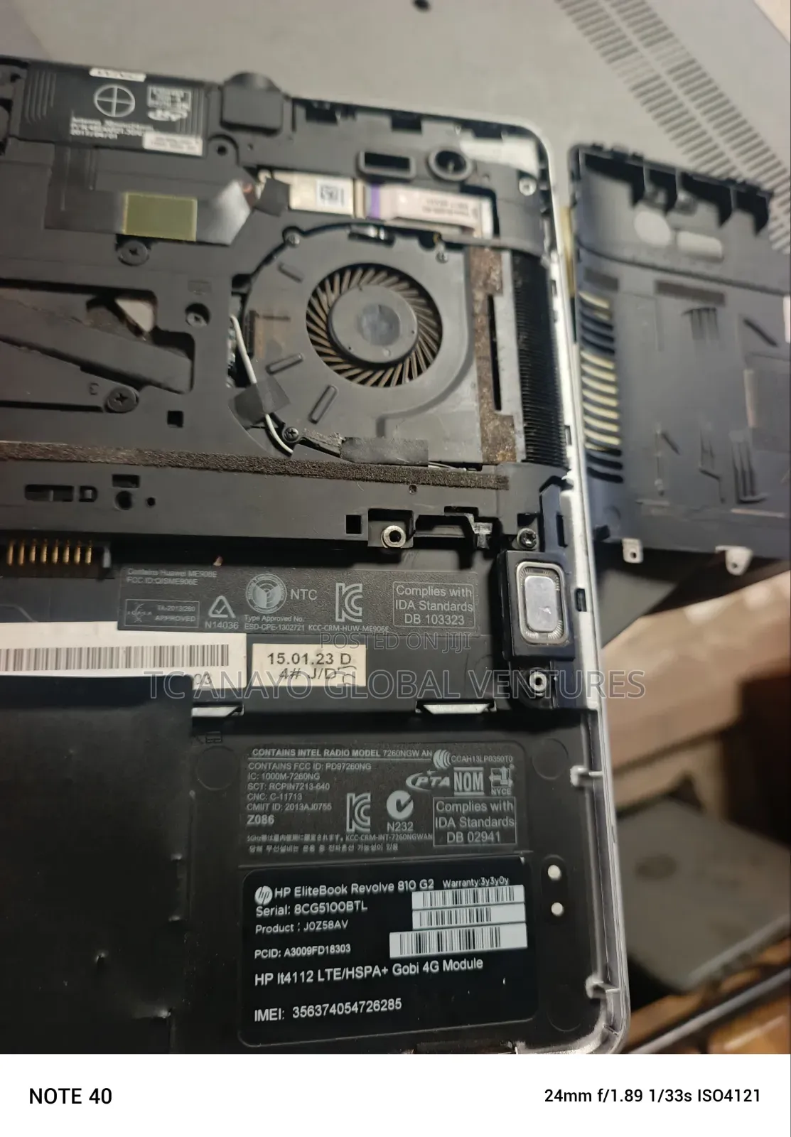 HP Revolve 810 G3 Motherboard