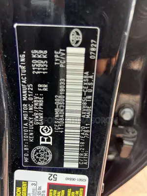 Toyota Camry 2025 Black