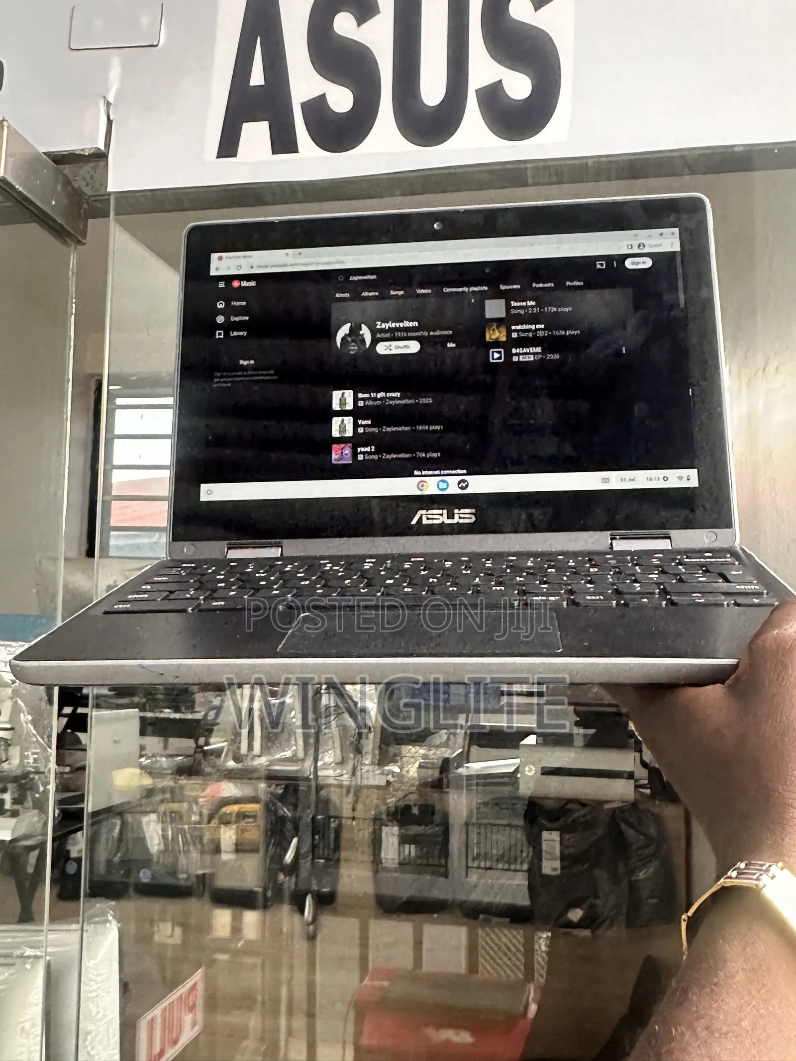 Laptop Asus Chromebook Flip C214 4GB Intel Celeron SSD 32GB