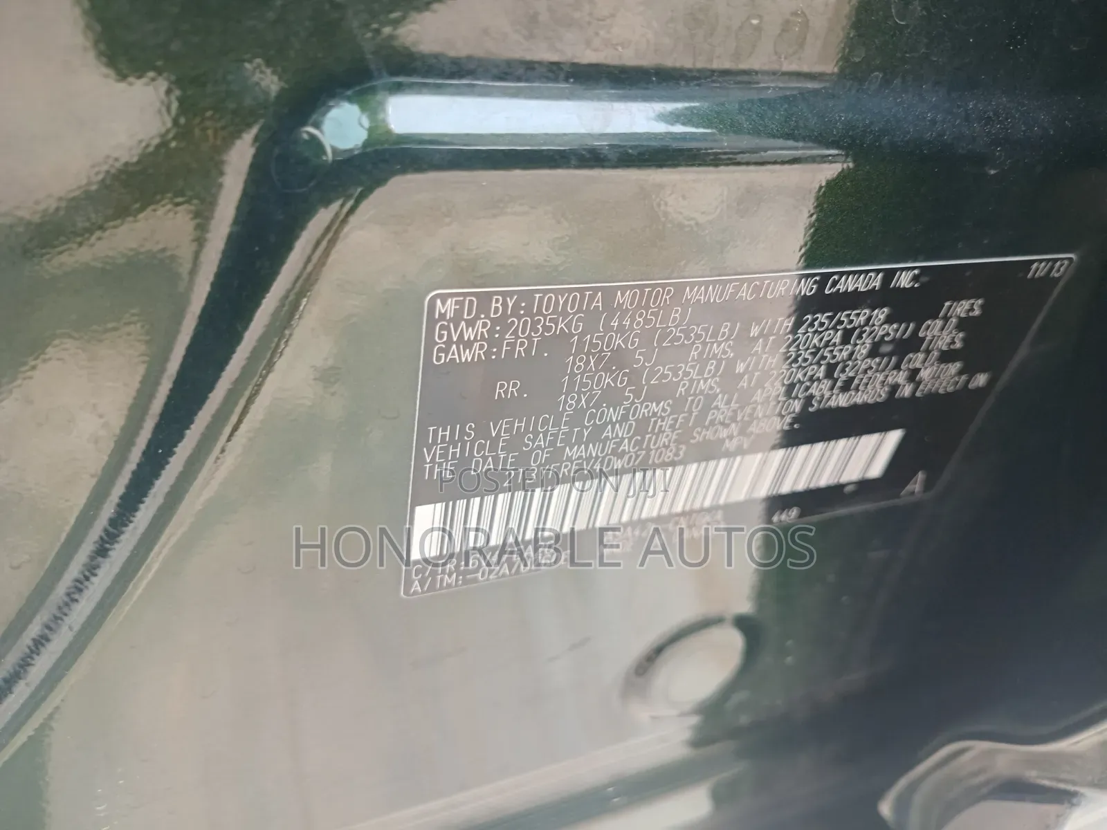 Toyota RAV4 2014 Green