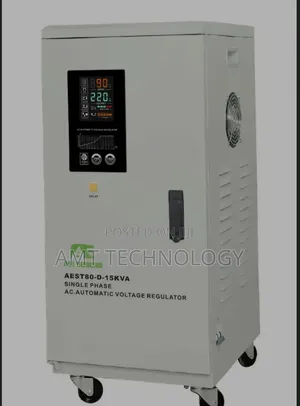 A E Dunamis 15KVA Single-Phase Servo Voltage Stabilizer(80V-260v)