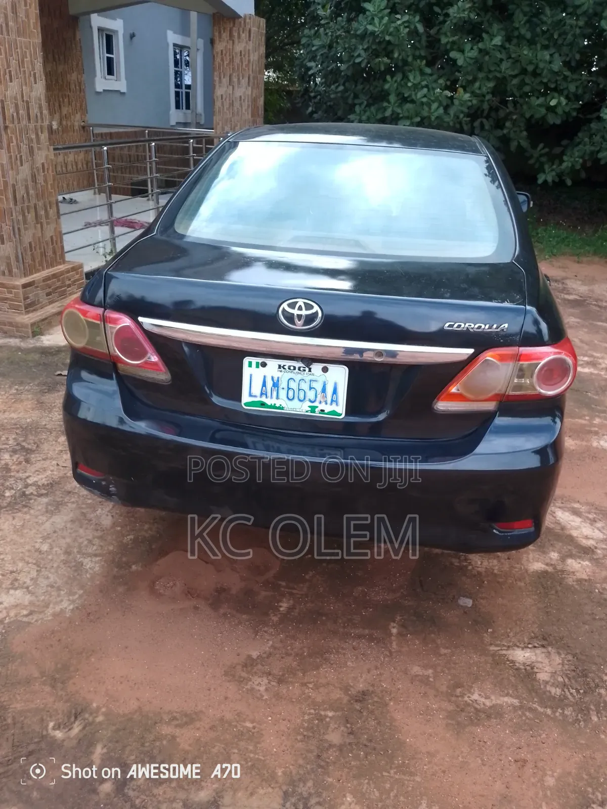 Toyota Corolla 2012 Black