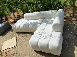 L Shape Sofa Set Bubble Sofa Set With Center Table Available on Order