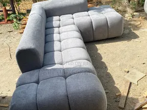 L Shape Sofa Set Bubble Sofa Set With Center Table Available on Order