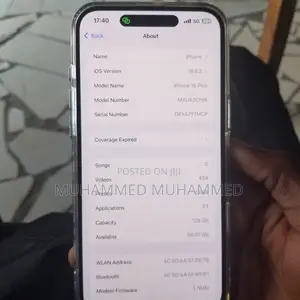 Apple iPhone 16 Plus 128 GB White