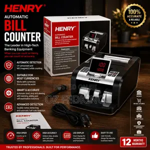 Henry Fully Automatic Bill Counting Machine