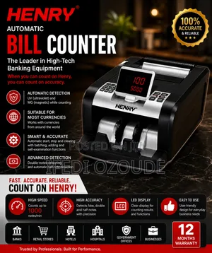 Henry Fully Automatic Bill Counting Machine