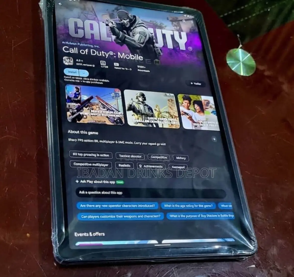 Lenovo Tab 128 GB Black
