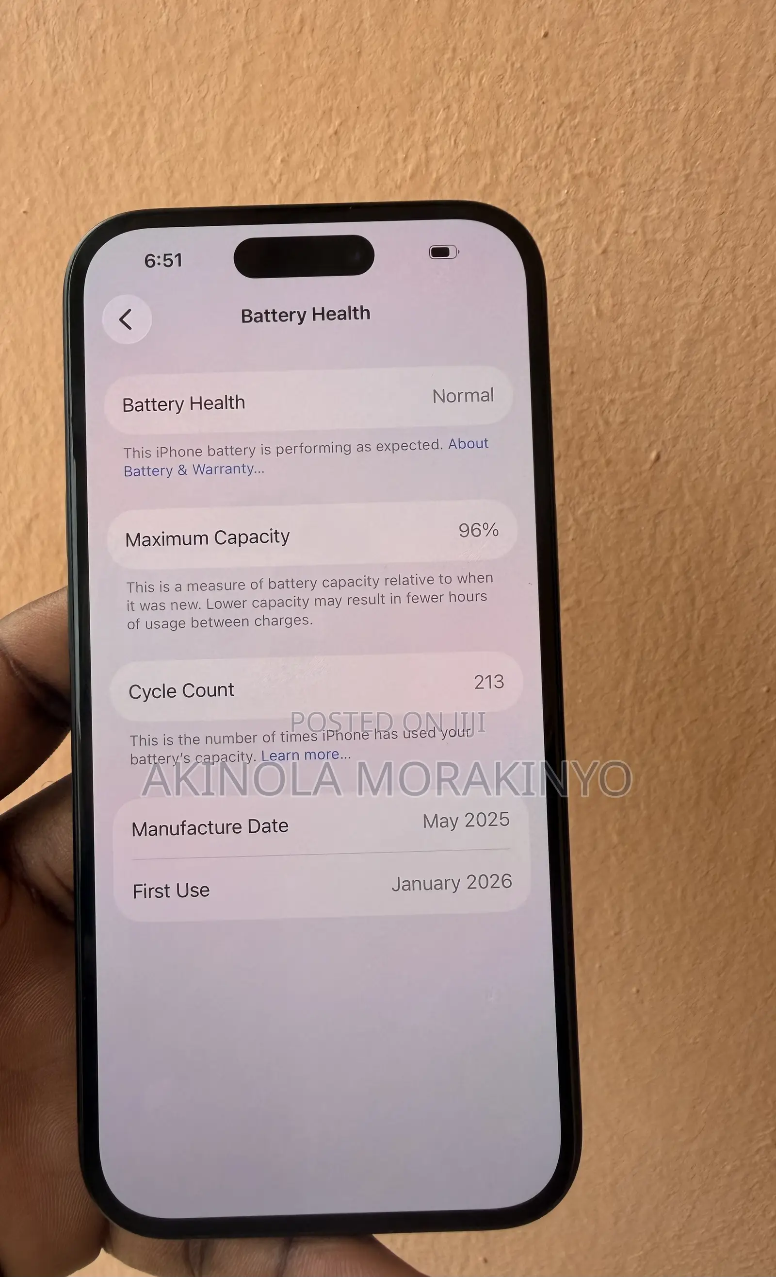 Apple iPhone 15 128 GB Black