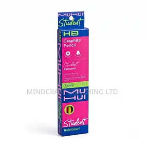 MUHUI HB Graphite Pencils 12 Piece Pack With Erasers for Kids