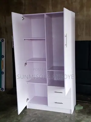 Brand New HDF White Wardrobe