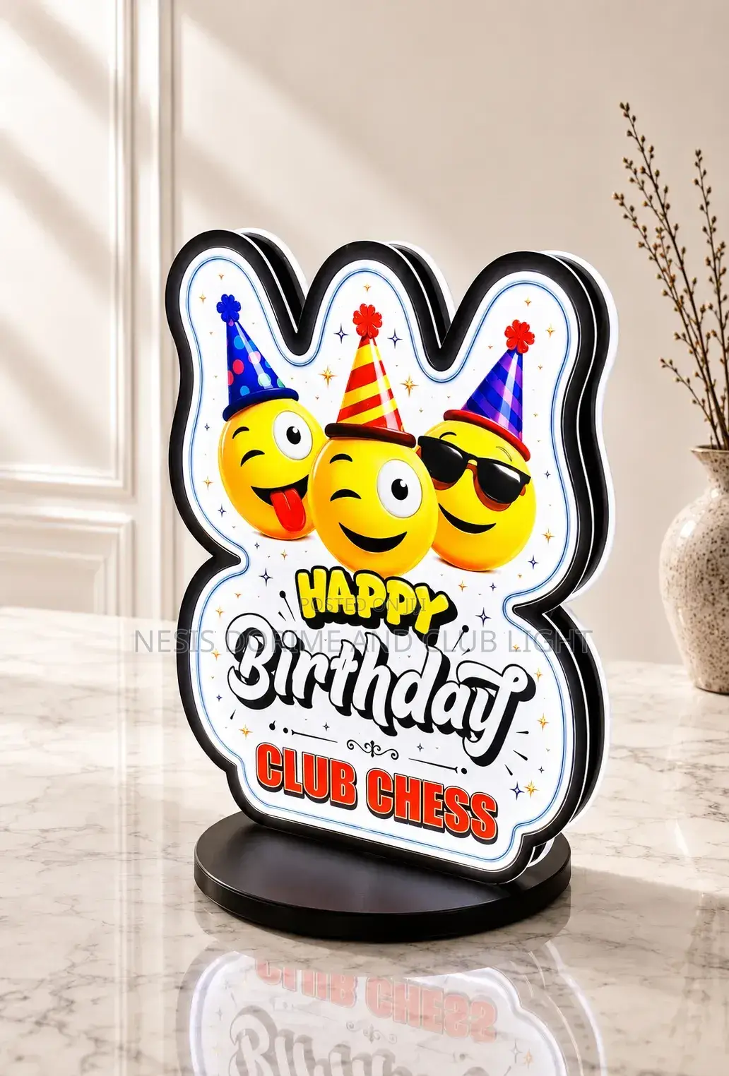 HAppy Birthday Rechargeable Logo Board