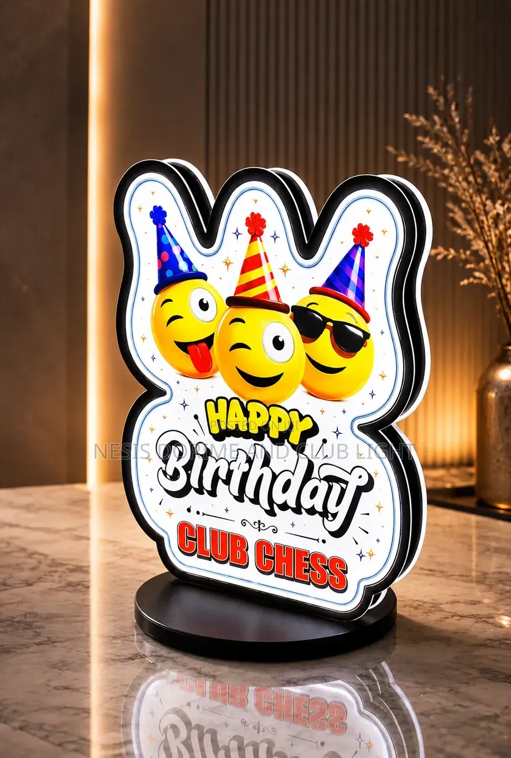 HAppy Birthday Rechargeable Logo Board