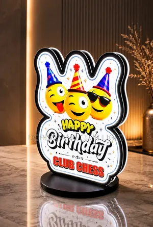 HAppy Birthday Rechargeable Logo Board