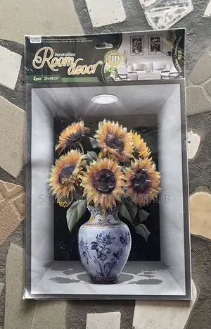 3D Floral Wall Stickers