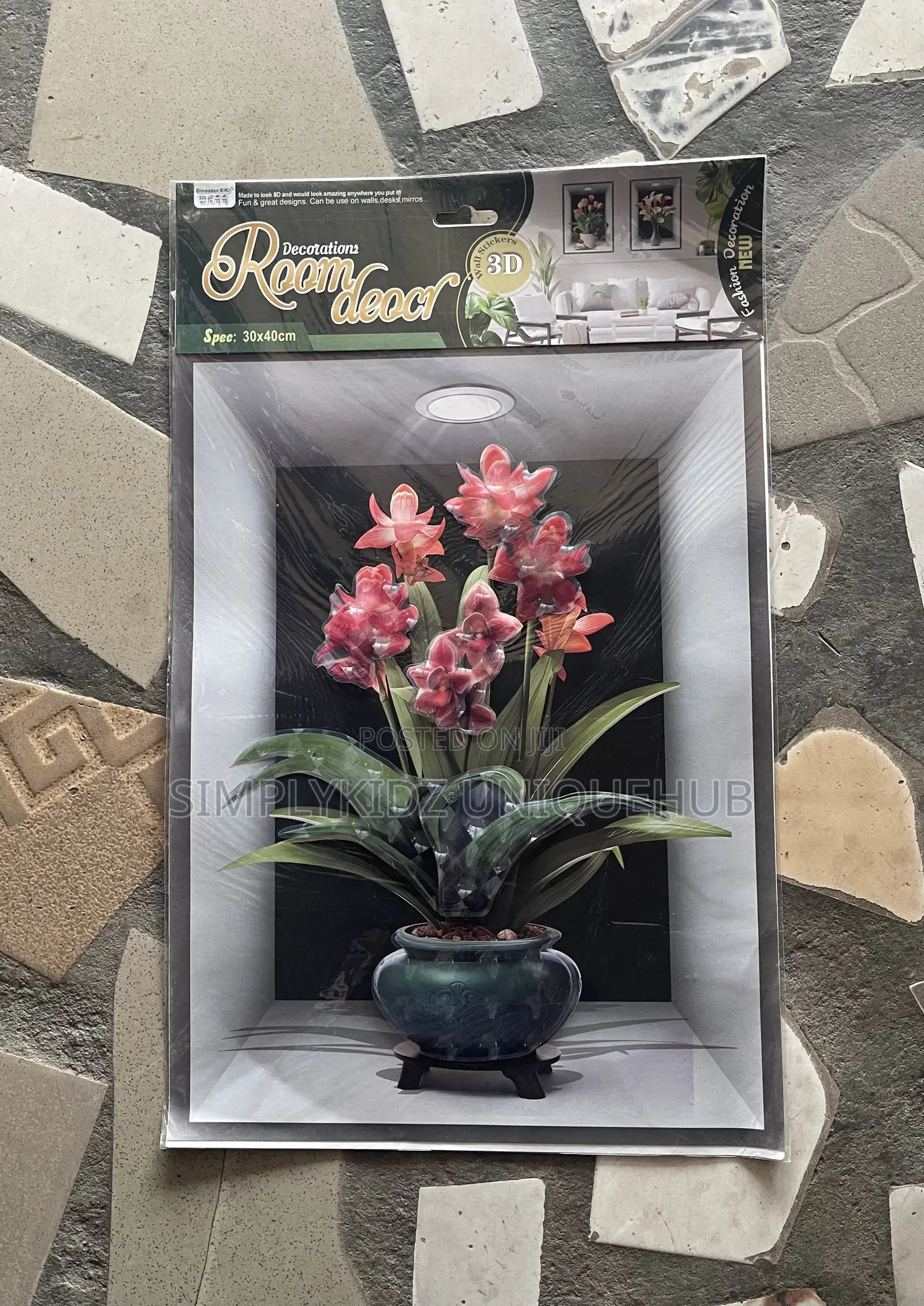 3D Floral Wall Stickers
