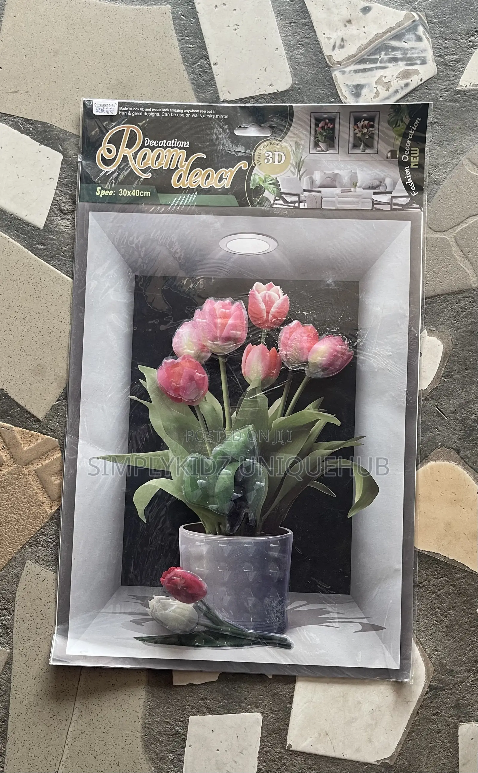3D Floral Wall Stickers