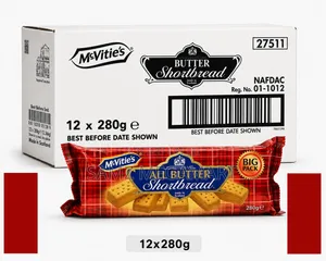 McVitie's All Butter Shortbread Biscuits 12x280g