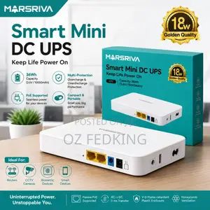 Marsriva Kp6 Max Mini 10000mah Dc Router Ups