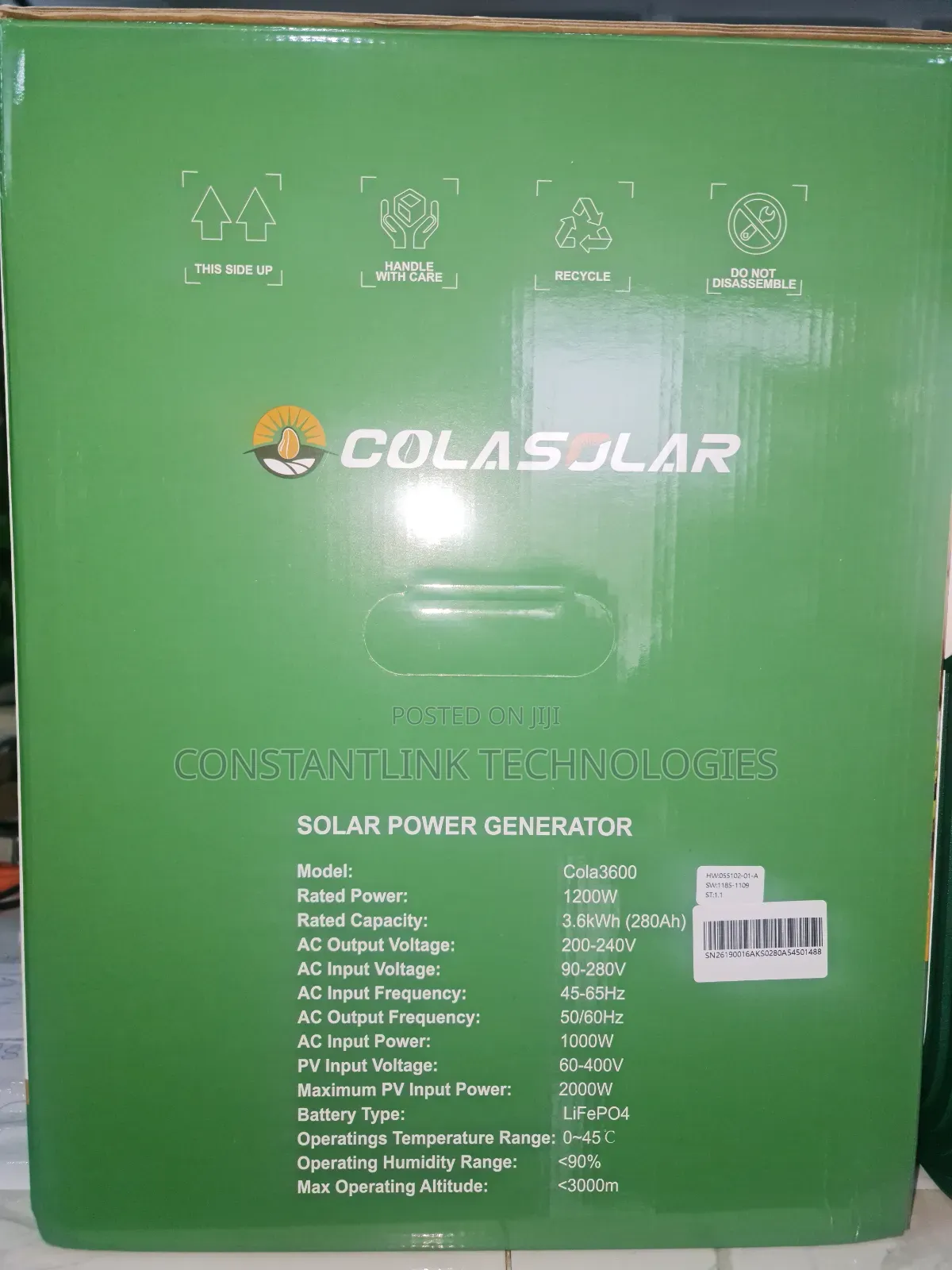 Colasolar 3600
