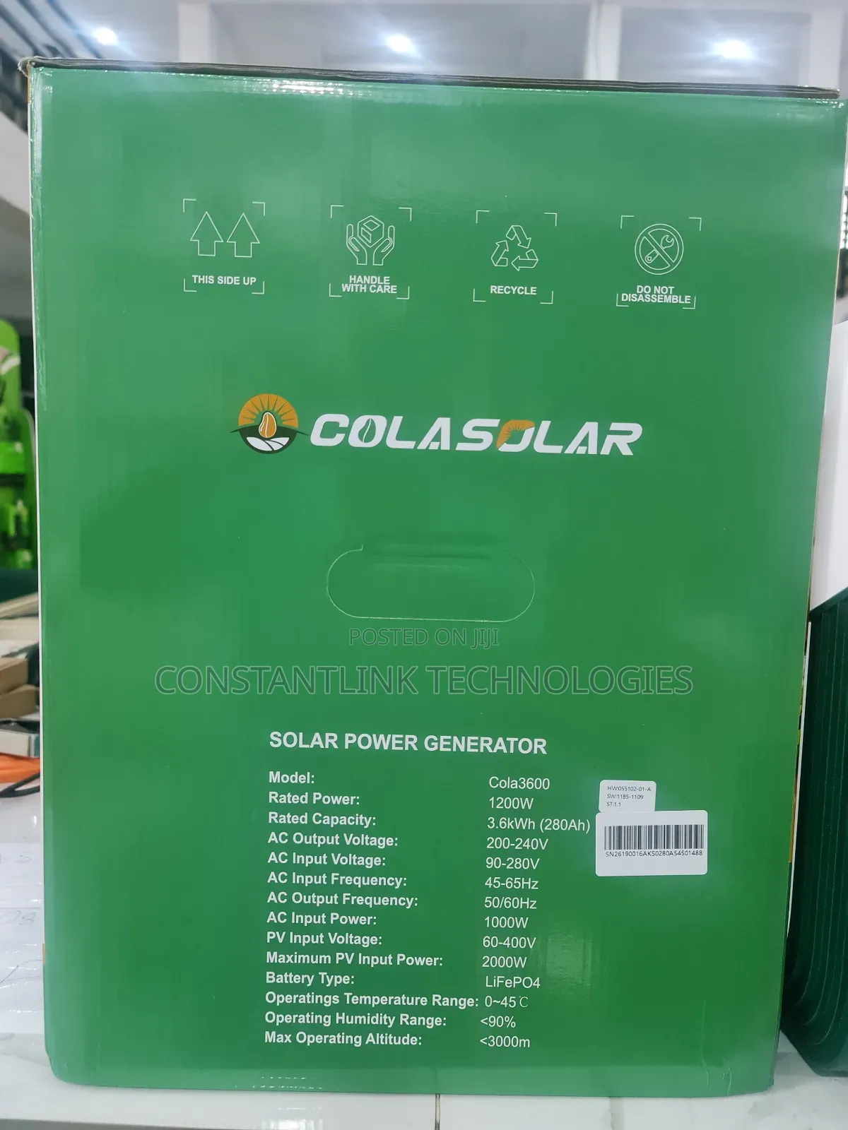 Colasolar 3600