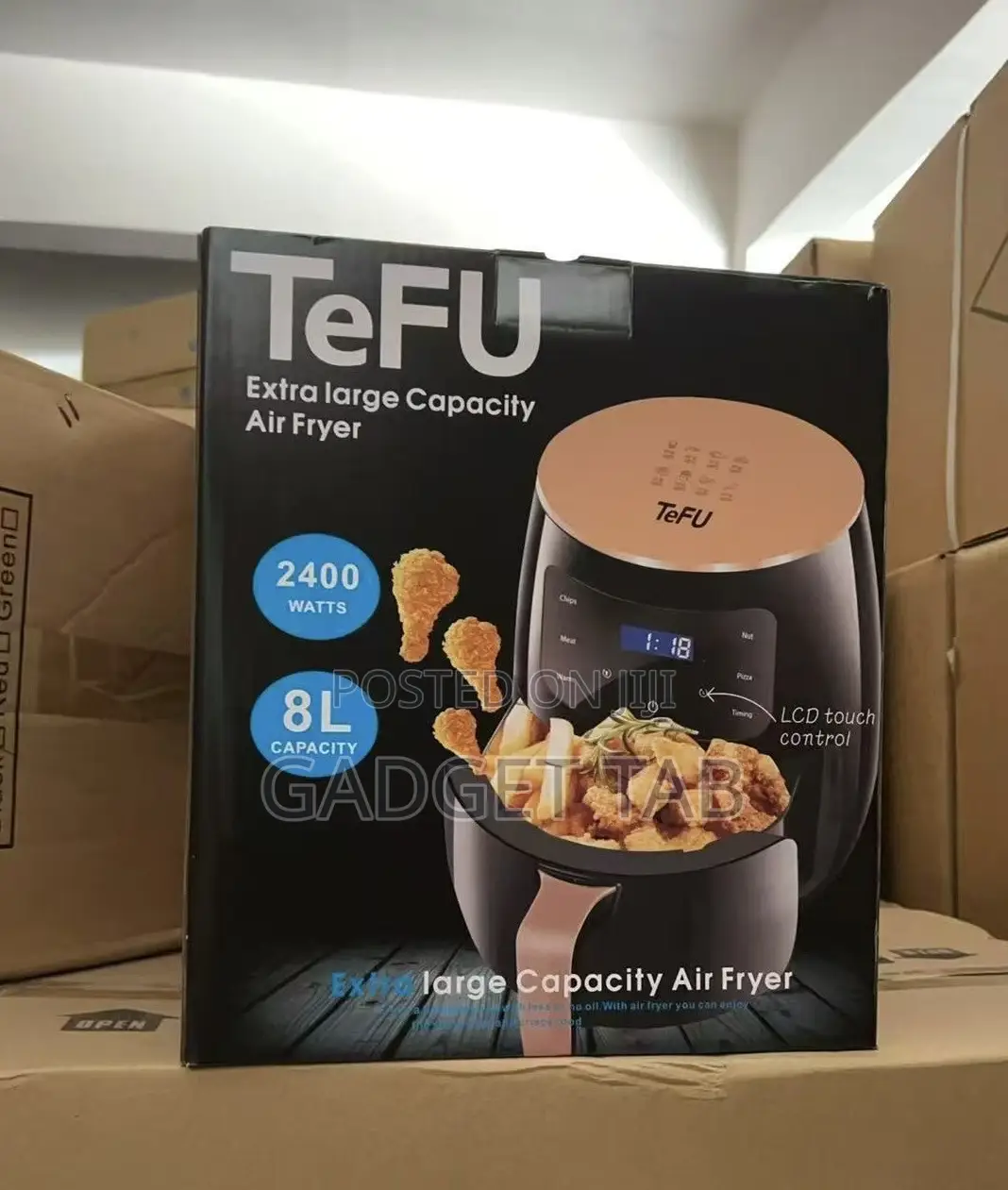Silver Crest 6 Liters Extra Large Capacity Airfryer Torch Control