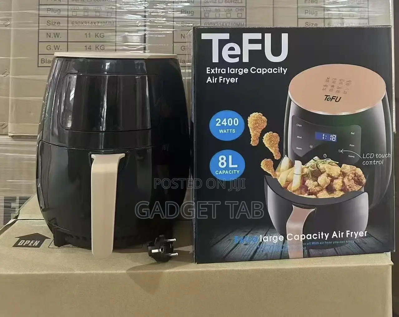 Silver Crest 6 Liters Extra Large Capacity Airfryer Torch Control