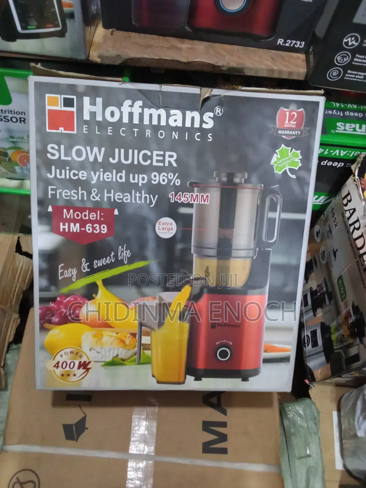 Hoffman's Electronics Slow Juicer 639