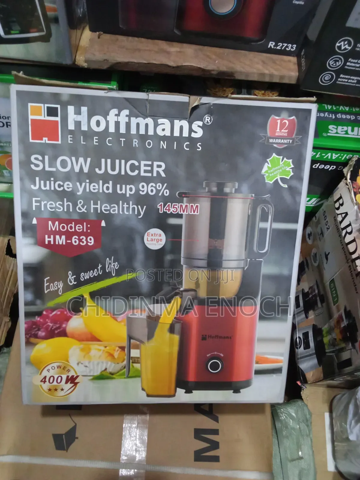 Hoffman's Electronics Slow Juicer 639