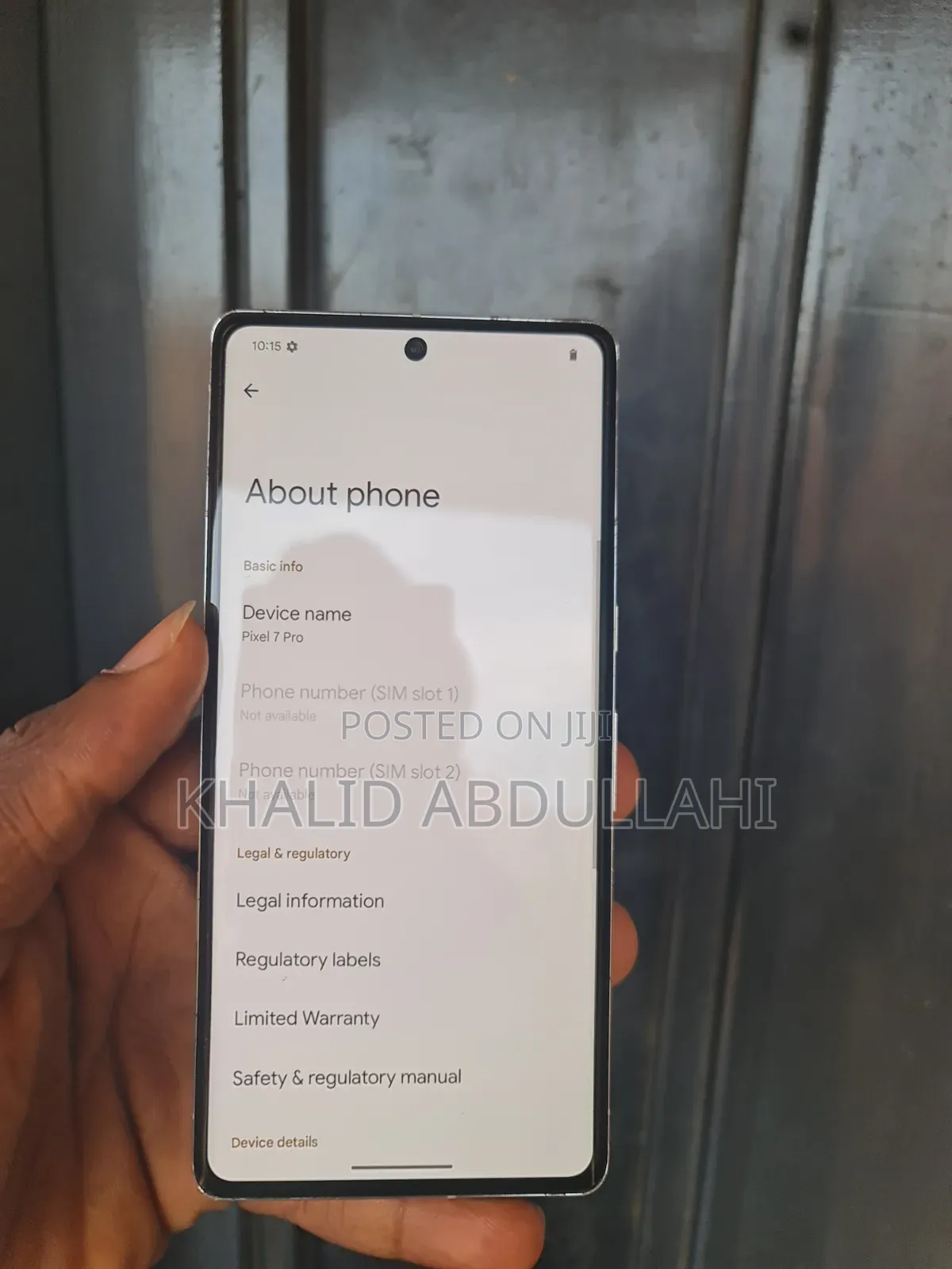 Google Pixel 7 Pro 128 GB Silver