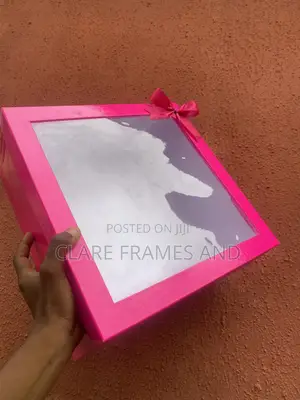 Lid Cover Box With Transparent Film