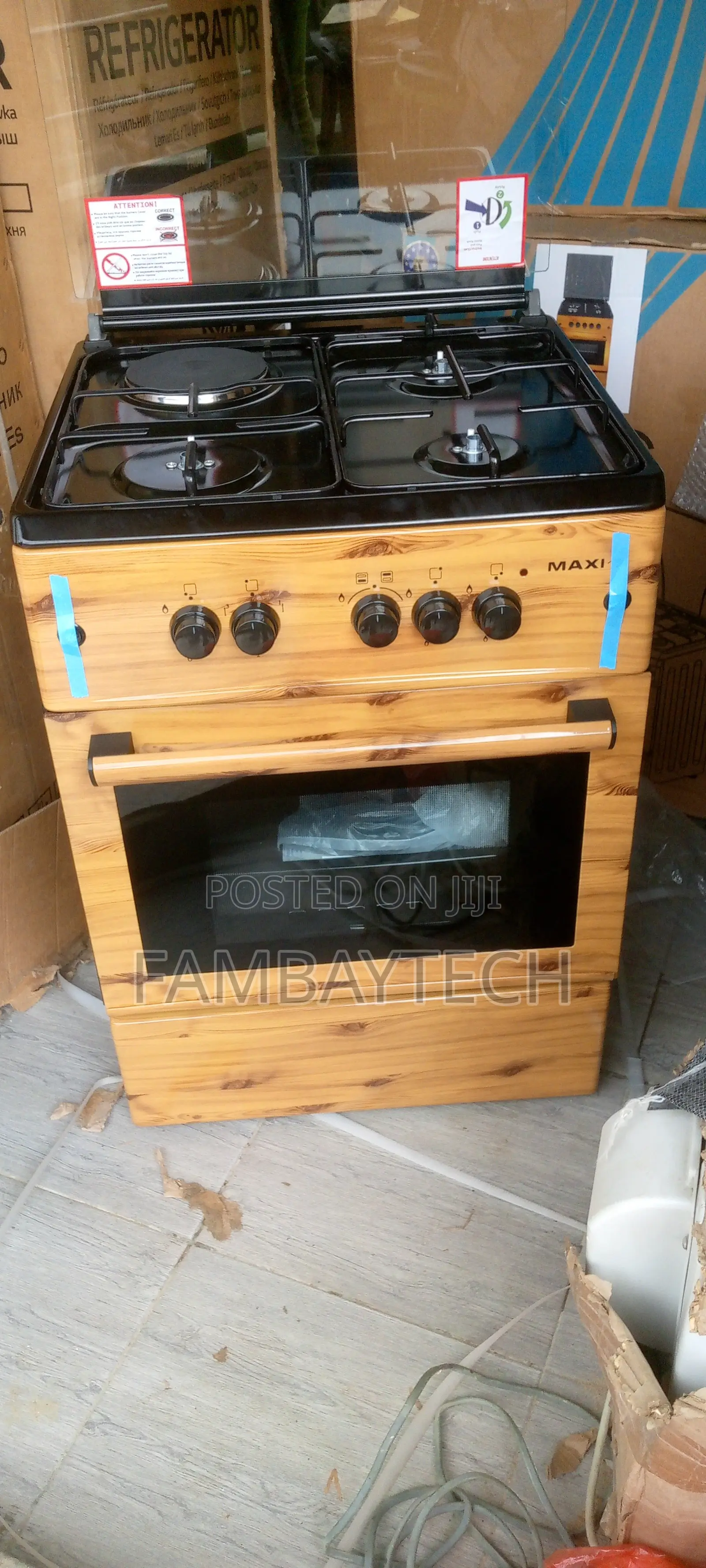 Maxi 3 Burner Plus Electric Plate