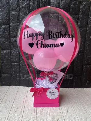 Empty Hot Air Balloon(comes With a Free Card)