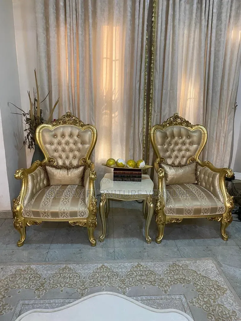 Turkish Standard Fabric Semi Royal Sofa Set Complete Set.