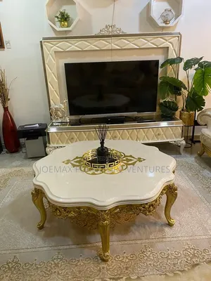 Turkish Standard Fabric Semi Royal Sofa Set Complete Set.
